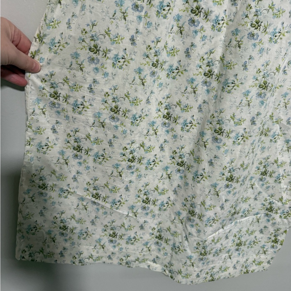 Laura Ashley Dainty Floral Sleeveless Surplice Top Dress Size 6 Cottagecore - Picture 4 of 7